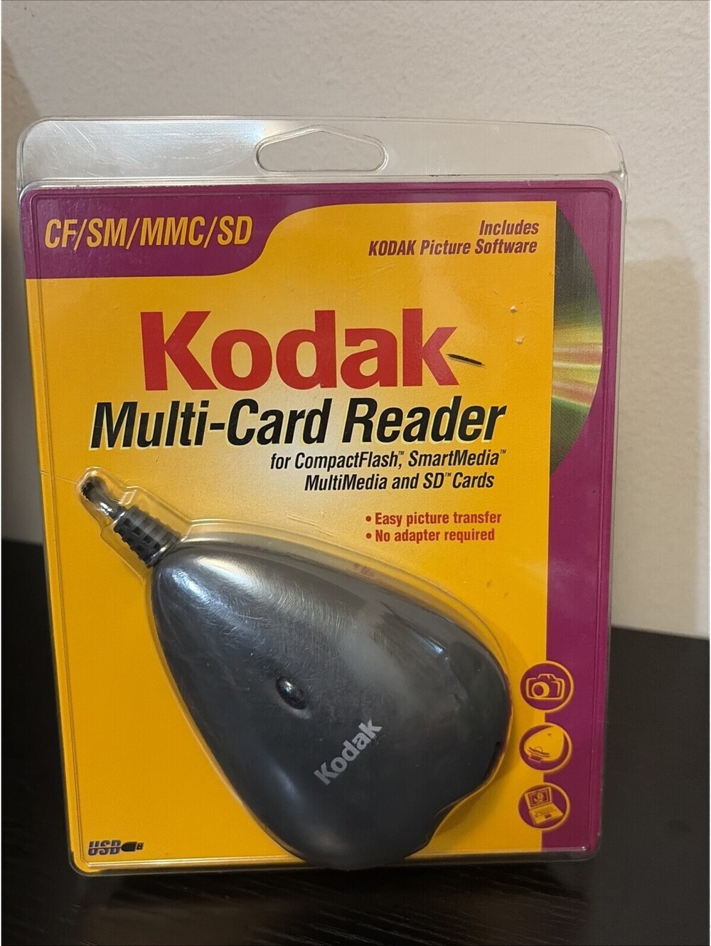 NIB Kodak Multi-card Reader Includes picture software